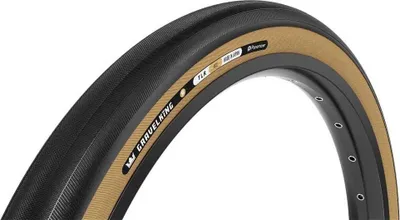 Obrázek produktu pro Gravelking Slick R 28", skládací pneumatika TLR - černá/skinwall - 35-622 / 28 x 1,35 palce