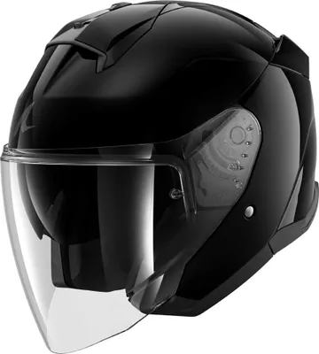 Produktbild von Shark Skwal Jet Blank Jethelm Schwarz M Schwarz M