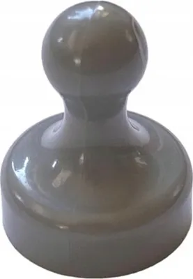 Zdjęcie produktu dla Magnes na lodówkę, biurowy 19x25 Szary