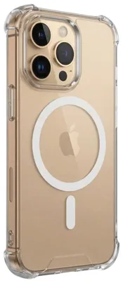 Produktbild von Avizar, MagSafe Hülle für iPhone 16 Pro Stoßfest Bumper mit verstärkten Ecken, Transparent, KI-generiertes Bild
