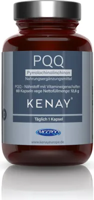 Produktbild von PQQ Pyrrolochinolinchinon - Nahrungsergänzungsmittel 60 Kapseln vegan KENAY®