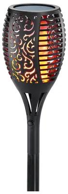 Image de Kynast Garden Torche solaire de jardin avec effet de flamme hauteur 50cm