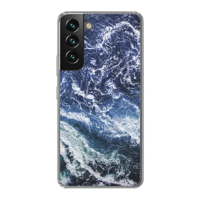Produktbild von MuchoWow® Handyhülle Schutzhülle Hülle für Samsung Galaxy S22 Naturstein - Meer - Marmor Silikon Softcase Handy Hülle - Mobiltelefonhülle