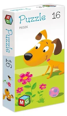 Zdjęcie produktu dla Puzzle dla Dzieci Piesek 16 Elementów