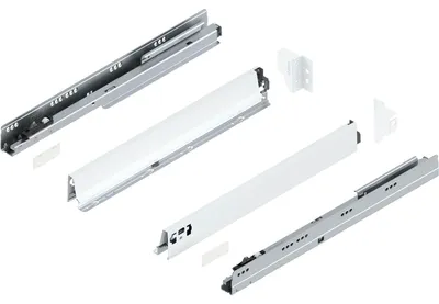 Produktbild von Blum Tandembox antaro N Schubladenschienen-Set | 1 Paar, 65kg 550mm | Vollauszug Blumotion seidenweiß