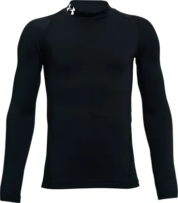 Produktbild von UNDER ARMOUR ColdGear Armour Mock langarm Trainingsshirt Jungen 001 - black/white L (150-165 cm)