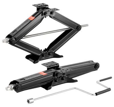 Produktbild von VEVOR RV Scherenwagenheber Wagenheber mit Handkurbel & Steckschlüssel & Wasserwaage (2 Stk.) Stabilisator Nivellierung 103-595 mm Hubhöhe Stabilisatorwagenheber nicht leicht zu verbiegen (2948 kg)