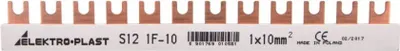 Imagen del producto de Barra colector de conexión, 1P, 63A, 10mm², tipo horquilla, 1F, S12, 1F-0, 45.102