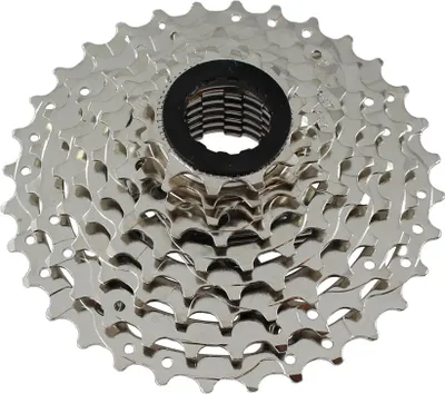 Produktbild von Fahrrad Kassette 9 fach 11-32 Zähne vernickelt Zahnkranz für HG Kettenschaltung