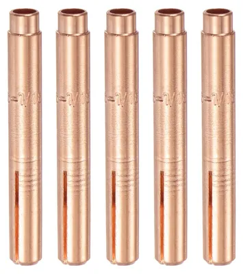 Image de 5 pinces de soudage TIG 13N22L, diamètre 1/16 de pouce (1,6 mm), pour électrodes en cuivre et en tungstène