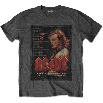 Produktbild von AC/DC Donington Set Charcoal Grey M T-Shirt