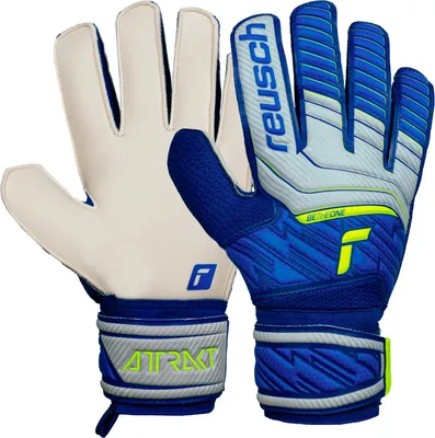 Produktbild von Reusch Torwarthandschuhe Attrakt Solid für alle Spielfeldoberflächen vapor gray/deep blue 11