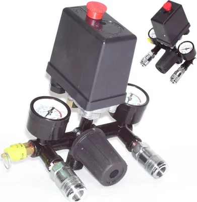 Image de Régulateur de pression Pressostat 40343 avec pressostat p Compresseur Interrupteur de compresseur