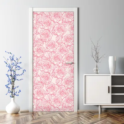 Produktbild von Dekorative Türfolie selbstklebend Klebefolie Wandaufkleber Pfaue Aquarell 70 x 200 cm