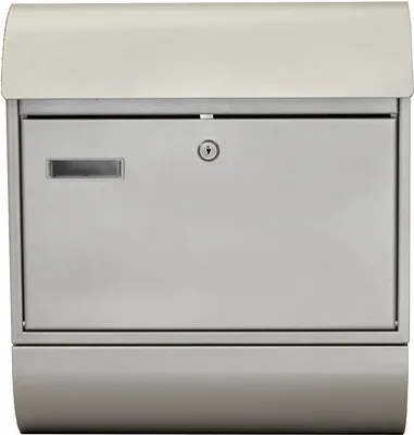 Produktbild von Großer Briefkästen XXL Zeitungsrolle Briefkasten 8R Silber