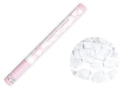Obrázok produktu pre Ruža okvetné lístky rúrka biela 60cm