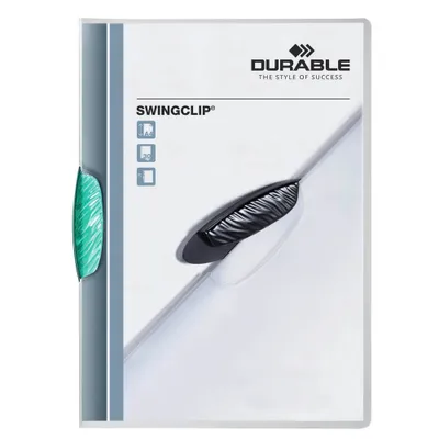 Obrázek produktu pro Durable Swingclip - Grün - Polypropylen (PP) - 30 Blätter - A4 - 25 Stück(e)