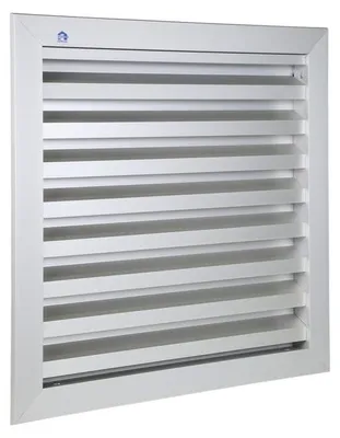 Image de Grille de ventilation 400x300mm aluminium gris - RENSON - 41143