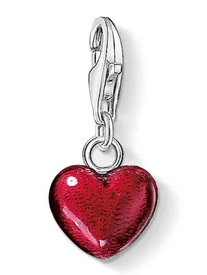 Produktbild von Thomas Sabo 0794-007-10 Charm-Anhänger Rotes Herz Sterling-Silber