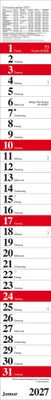 Produktbild von Streifenplaner Praktika Rot 2027