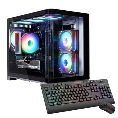 Produktbild von GAMEMAX Gaming-PC HYPE-M BK 7533 Ryzen 5 7500F 32GB DDR5 RAM 1TB SSD RTX 5060 Windows 11