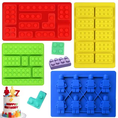Produktbild von 4er Set Silikon Schokoladenformen Wiederverwendbar Antihaft BPA-Frei für Kuchen Dessert Gelee Fondant