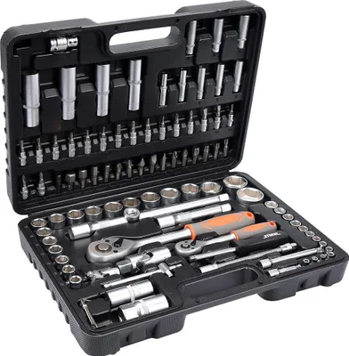 Obrázok produktu pre Sada 94 kusov kľúčov 1/2", 1/4" T58687 STHOR