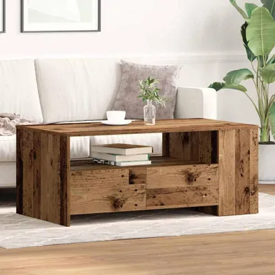 Obrázok produktu pre Maison Exclusive - Konferenčný stolík zo starého dreva 102 x 55 x 43,5 cm Drevený materiál