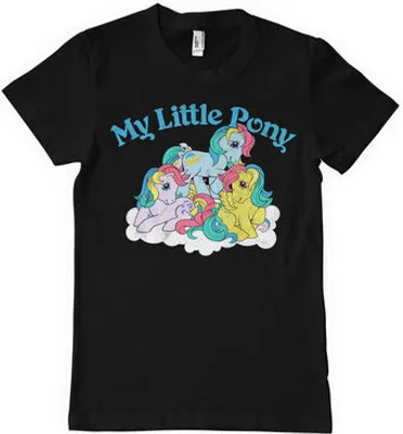 Produktbild von My Little Pony Washed T-Shirt - Large - Black