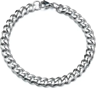 Produktbild von Armband KR-34832 - Elegantes Herrenarmband in Silber KP34832