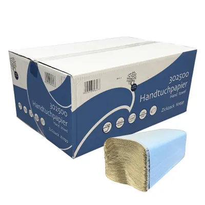 Produktbild von Prädikat Handtuchpapier Papierhandtücher rc weiß 25x23cm, 5000 Blatt ZZ-Falz