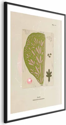 Produktbild von Posterpapier Poster - Abstract Tree 21x30 cm Abstrakt b-A-0396-ao-a