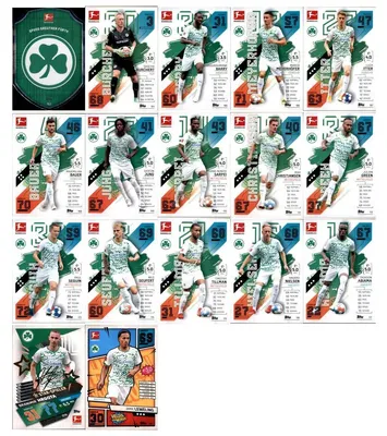 Produktbild von Topps Match Attax - 2021/22 - Mannschaftspaket - SPVGG GREUTHER FÜRTH