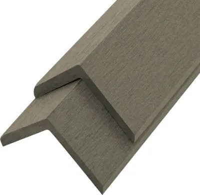 Immagine prodotto di Home Deluxe - Profilo terminale FINEA in WPC - 110 x 4,5 x 4,5 cm I Profilo terminale di copertura della guida terminale - scelta di varianti