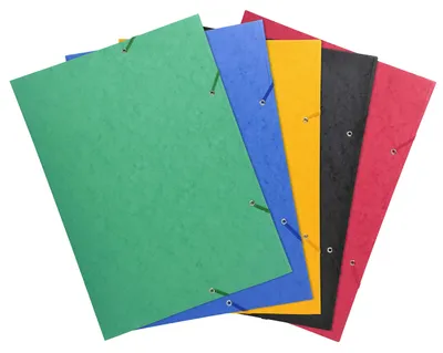 Image de Exacompta : Classeur à manilles, en cartonné, grammage 600g, format DIN A3, couleurs variées