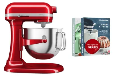 Image de KitchenAid - Batteur Artisan 6.6 L 5KSM70SHX Rouge Caramel