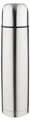 Obrázek produktu pro Termoska Olympia z nerezové oceli, objem 1 litr, barva: stříbrná, rozměry: 320 (výška) x 84 (průměr) mm