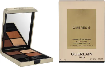 Zdjęcie produktu dla Guerlain Ombres G, Puder, Brązowy, Royal Jungle, 4 kol., Matowy, Metaliczny, Perłowy, Satyna, Paleta