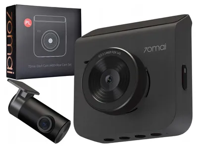 Immagine prodotto di 70Mai Dual Dash Cam A400 + Rear Cam Rc09 Set Grigio (70Mai A400-1 Grigio)