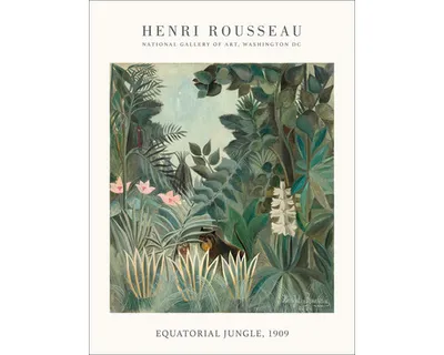 Produktbild von Leinwandbild Rousseau Equatorial Jungle 57x77 cm