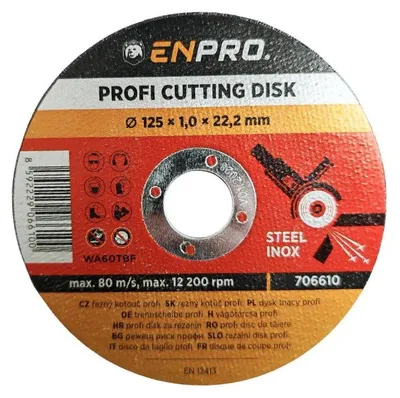 Productafbeelding van Metaalslijpschijf Enpro snijprofiel-125 x 1 x 22-2 mm