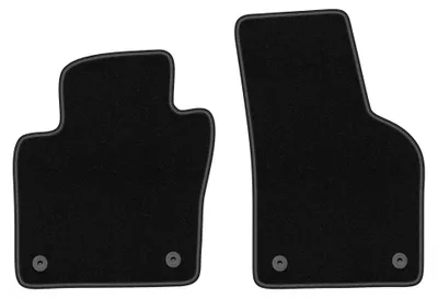 Immagine prodotto di Tappetini anteriori in moquette per Volkswagen Beetle 2012-2019 (cabrio/coupé) – 2 pezzi, neri, su misura – Wielganizator BASIC