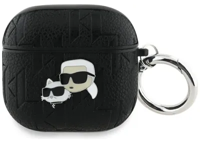 Image de Mallette Karl Lagerfeld Monogram Karl & Choupette Head Do Airpods 4 Czarny