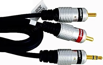 Immagine prodotto di Connettore Cavo 3,5 Mm-2Xrca Hq Vitalco 1M