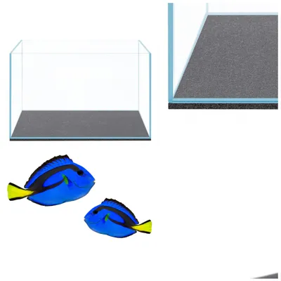 Immagine prodotto di Mata sottostante per acquario in polietilene, 150 x 50 cm, 6 mm, protezione fondo e isolamento anti urti