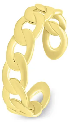 Produktbild von Stilvoller vergoldeter offener Ring RI082Y