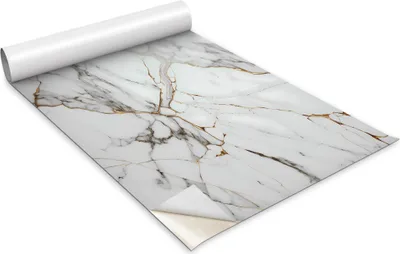 Zdjęcie produktu dla Folia samoprzylepna - Okleina meblowa - Dekoracyjna - Do mebli - Tapeta - Naklejka - Folia - Modny jasny marmur - 100 x 50 cm