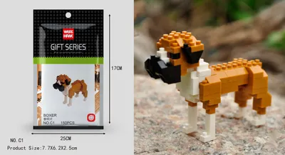Obrázek produktu pro Stavební kostky boxera LNO Micro-Bricks