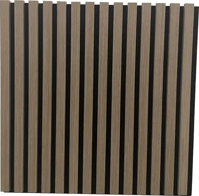 Produktbild von Endorphin 3 Stück Akustikpaneele quadratisch 58x58x2,1cm Holzfurnier Walnuss dunkel