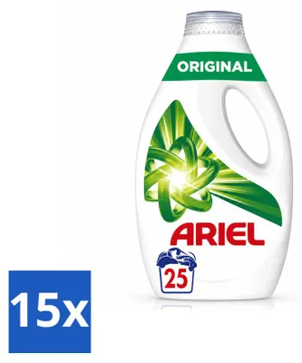 Produktbild von 15 x Ariel Original Flüssigwaschmittel - 1,125 l - Vorteilspackung - 15 Stücke